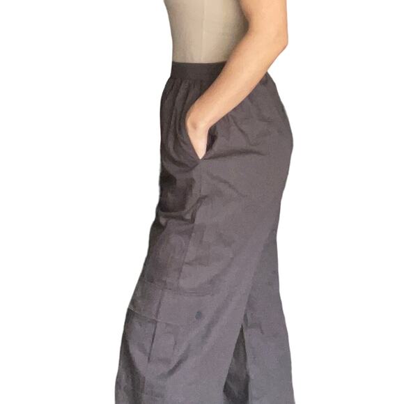 PRINCESS POLLY Wide Leg Cargo Pant Size 4 Utility Carpenter - Picture 1 of 7